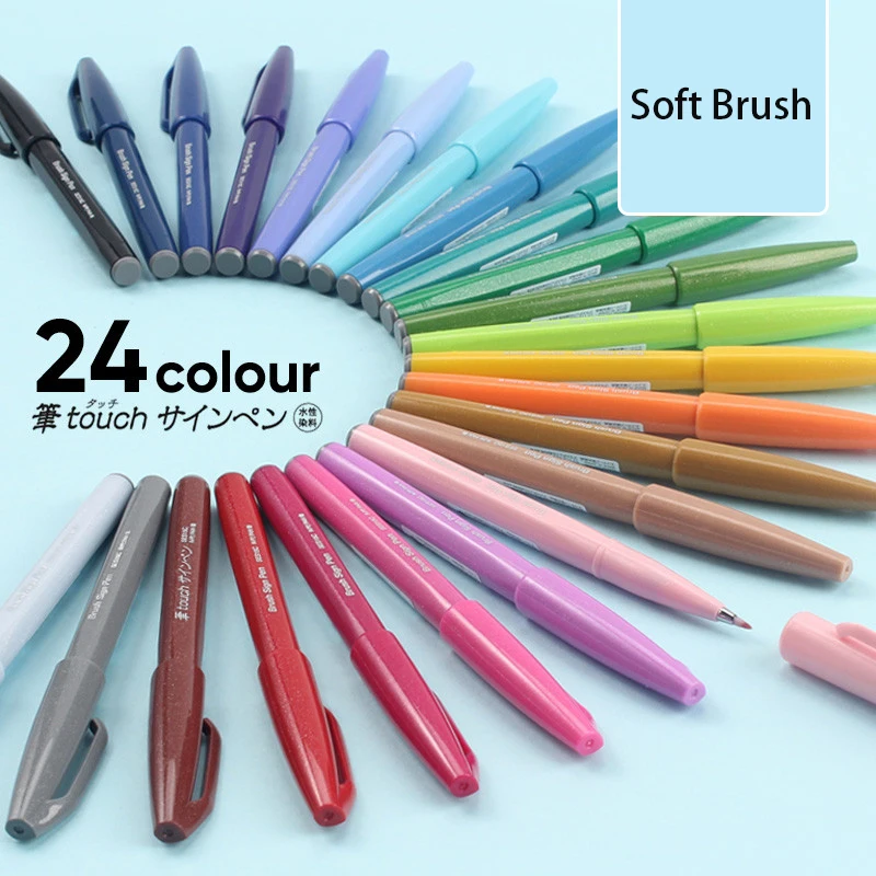 Pentel Pen Sign Pen - Японская ручка Pentel с сенсорной кистью,