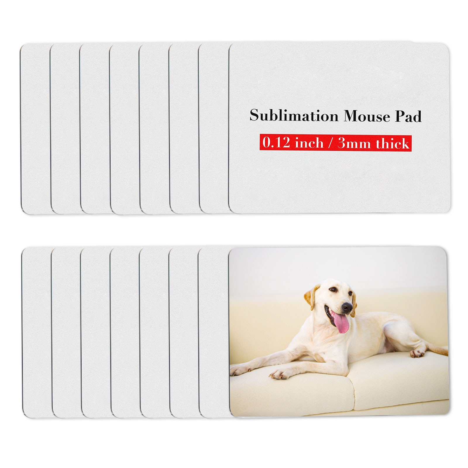 Mouse Pad Blank Sublimation - 8 шт. сублимационный коврик для мыши,