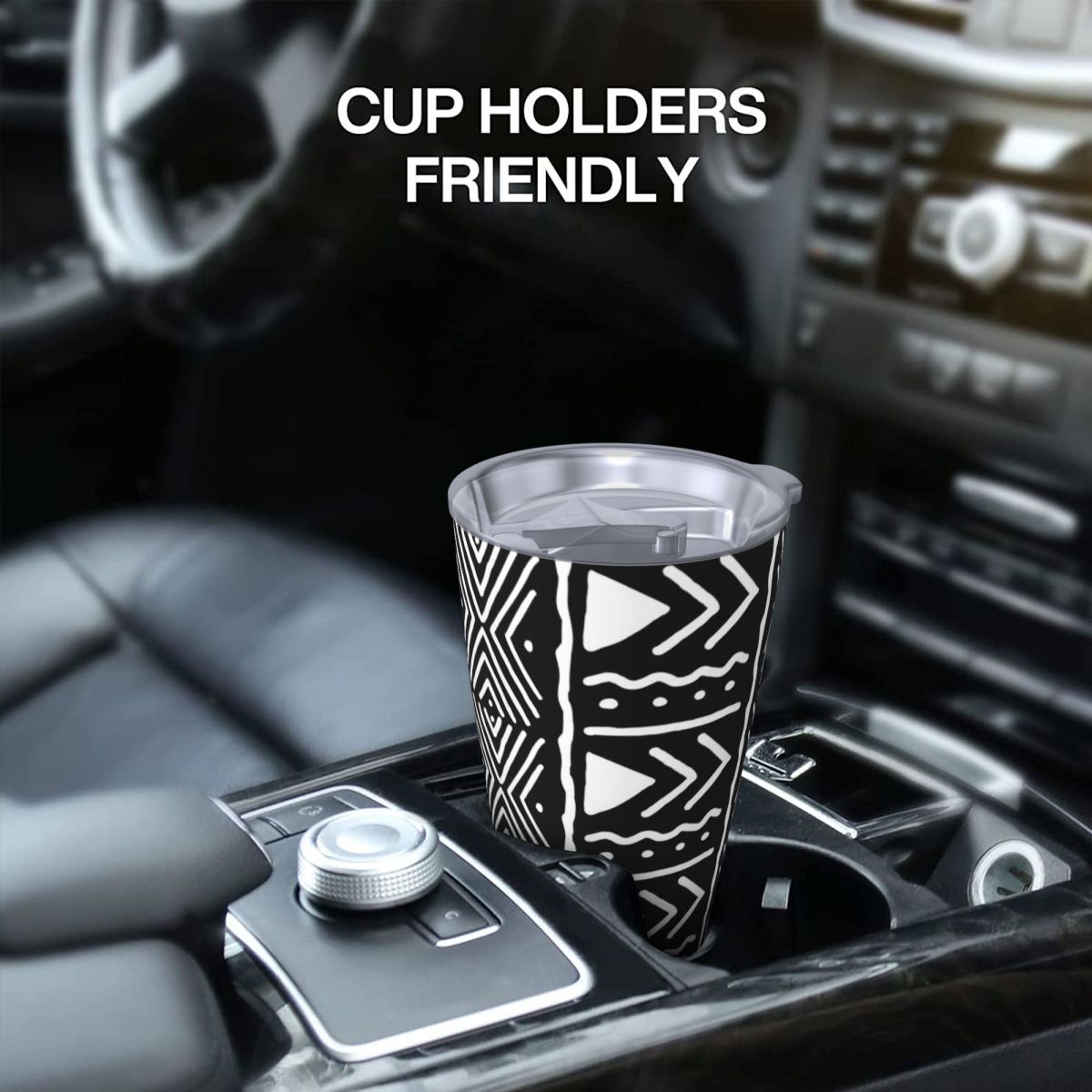 Черно-белый африканский племен – обзор и цена Tumbler 20Oz White