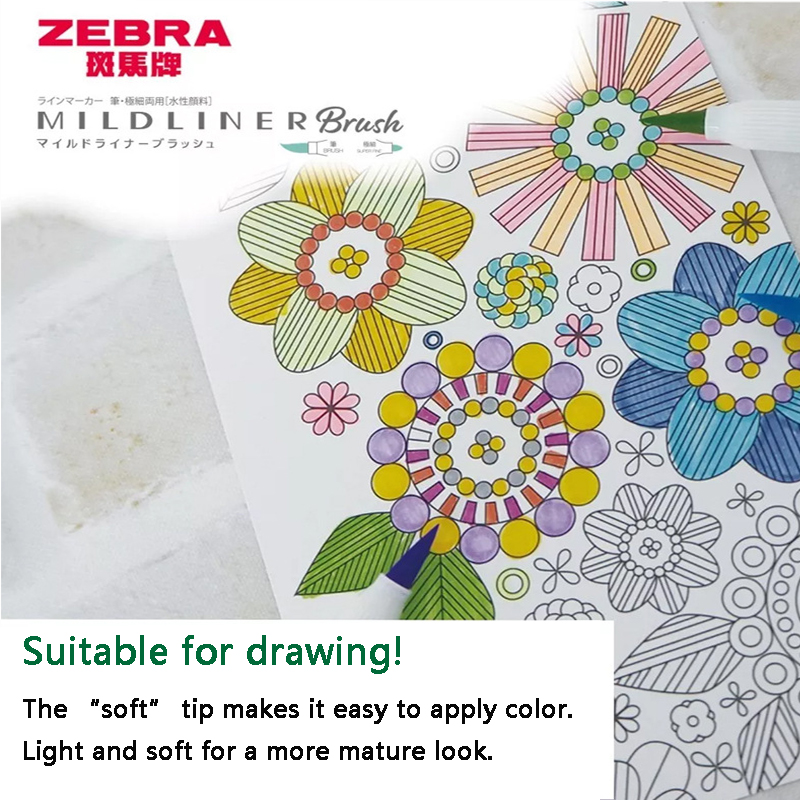 Маркер Zebra WFT8 Mildliner, р – обзор и цена Zebra Pen Mildliner