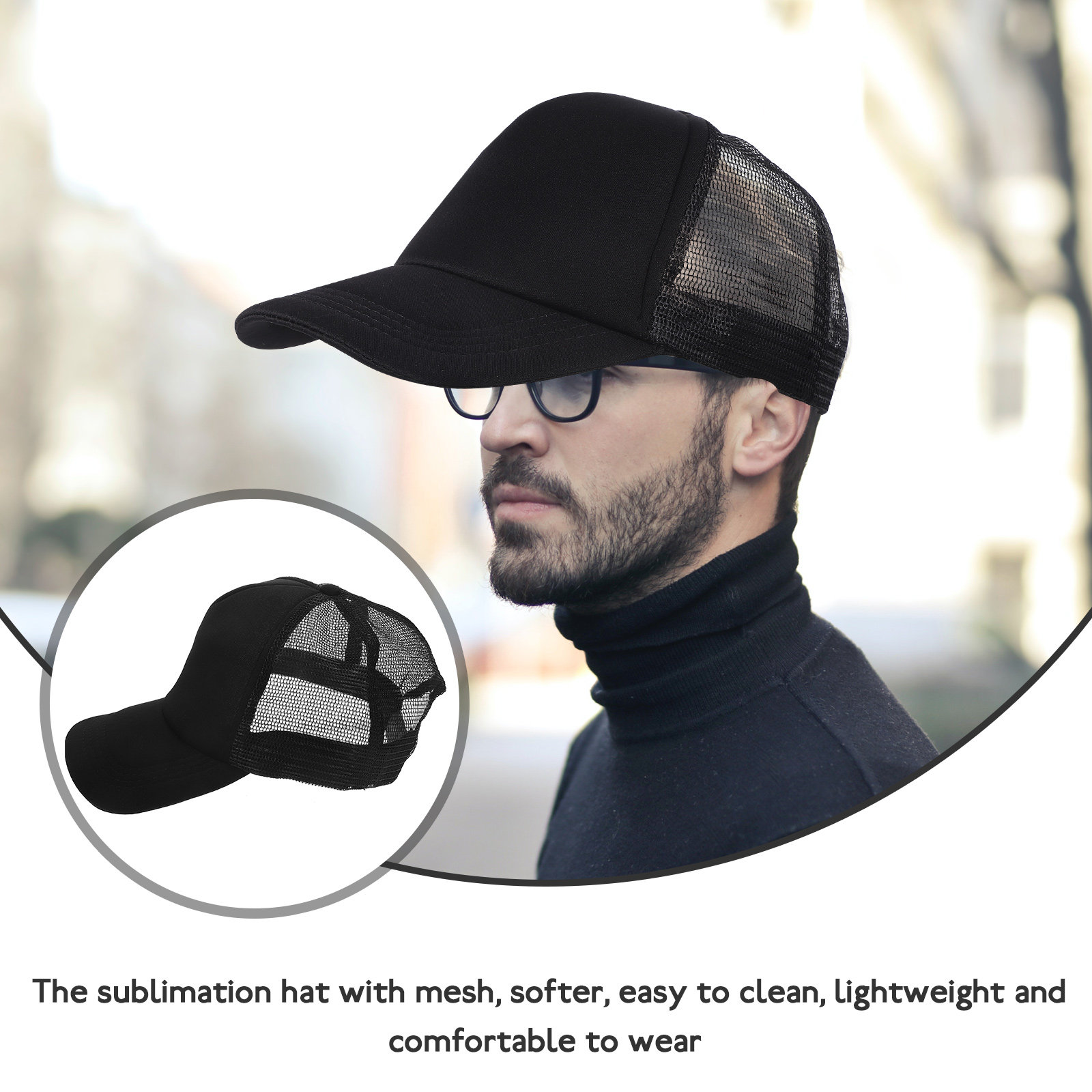 10 шт. дышащих сетчатых бейсбо – обзор и цена Hat Sublimation Blank